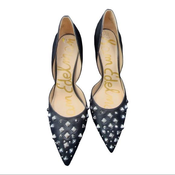 Like new Sam Edelman Black Leather pumps - Picture 1 of 6